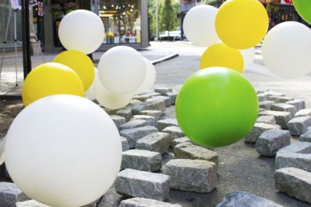 BDG creates “Helium Garden” for Parking Day 2016